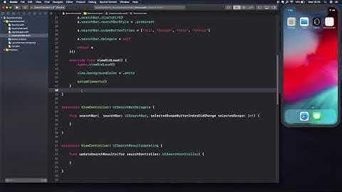 Swift Search Bar in TableView Tutorial