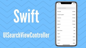 Swift Search Bar in TableView Tutorial
