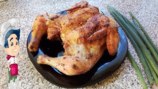 Сочная курица гриль в духовке без гриля на решетке