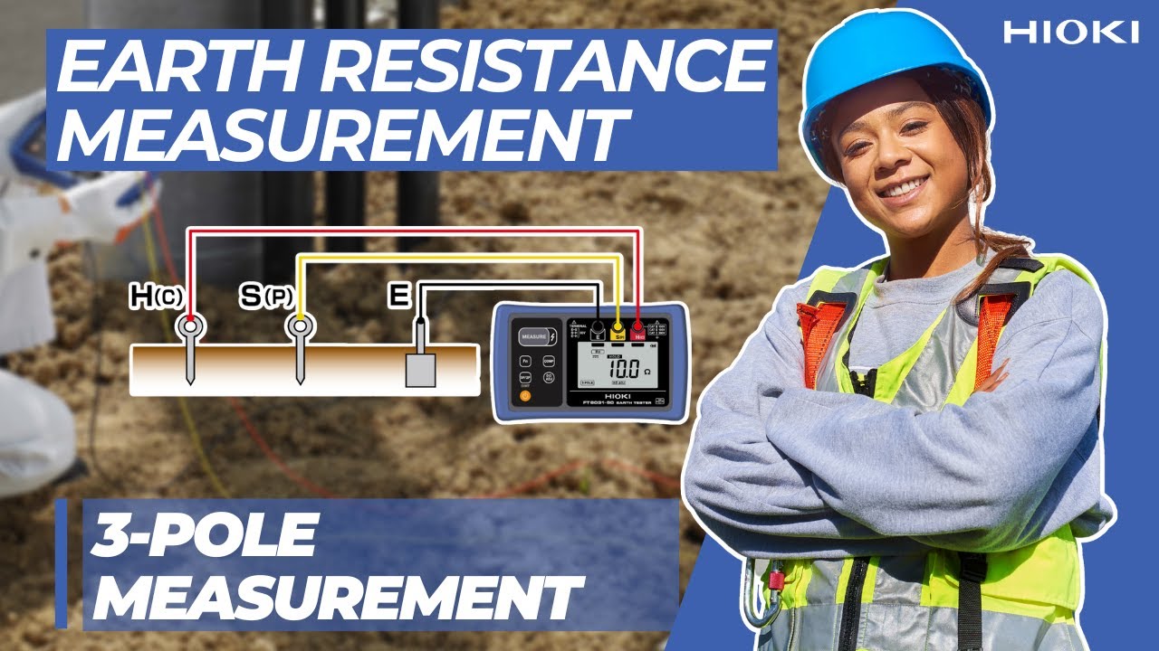 Earth Resistance Measurement Threepole measurement method YouTube
