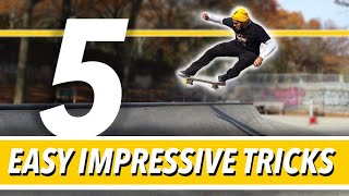 5 Easy Impressive Mini Ramp Tricks You Can Learn In ONE DAY!