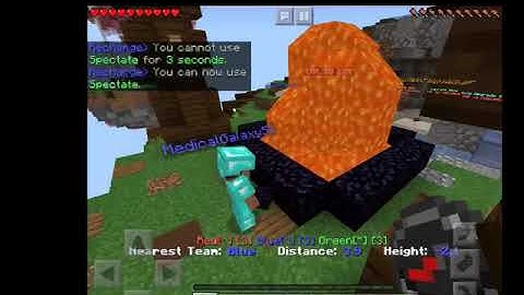 Hacker using lava as defense in Cake wars