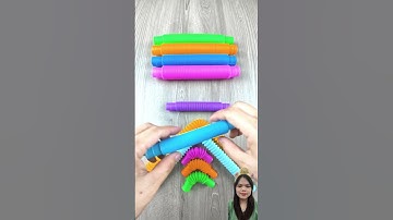 Color changing relaxing Voicing and of pop tube #asmr #creative #satisfying#relaxing #voicings