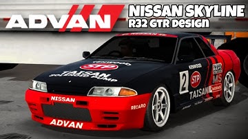 Advan Nissan Skyline R32 GTR Design | Car Parking Multiplayer