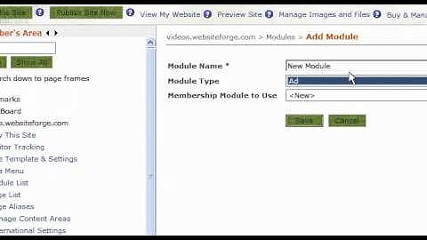 How To Add An Ad Module - Website Forge - Ecommerce web sites