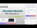 Sahi Trading App Me F&amp;O Active In Bengali || A to z all process active f&amp;o #trading 