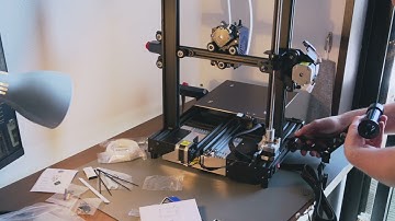 Unboxing and assembly of anycubic kobra 2 neo