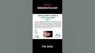 USMLE Rheumatology | Day 7 | #NextSteps