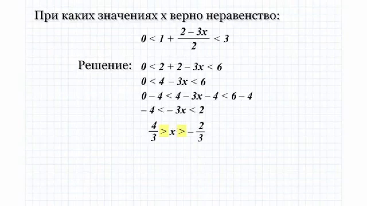 ⁣12.2 При каких значениях x верно неравенство.