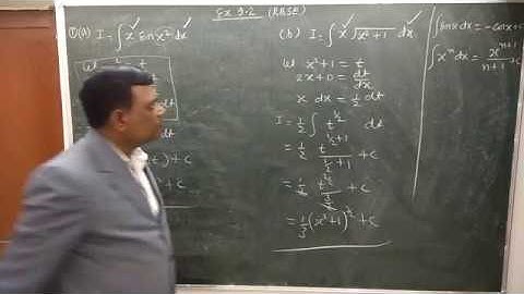 Integration class 12 RBSE chapter 9 exercise 9.2(question 1 to 8) / basic #concepts and tricks