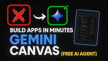 Build Apps in Minutes with Gemini Canvas (Free AI Agent!)