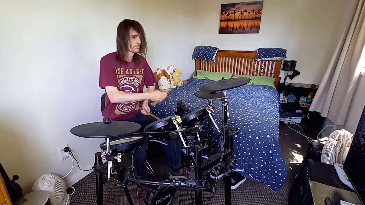 Queens of the Stone Age - No One Knows Drum and Vocals Cover