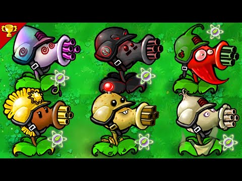 Plants vs Zombies : New Fusion Gatling Team Use Plant Food