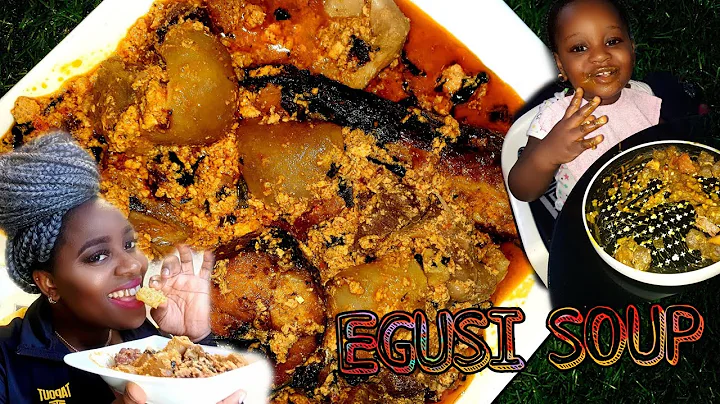 HOW TO COOK PARTY EGUSI SOUP ( WITHOUT PALM OIL)
