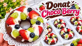 FOOLPROOF DONUTS!! VIRAL CHOCO BERRY DONUTS, PERFECT ON THE FIRST TRY!!