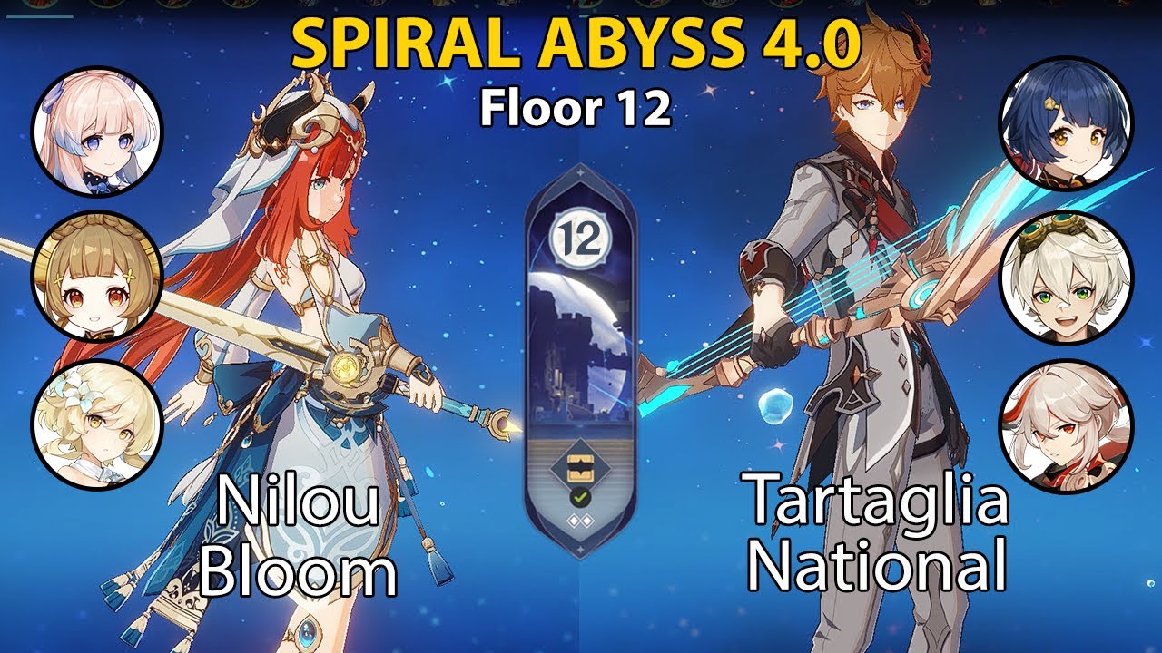 Nilou feat Hu Tao Vaporize Team Spiral Abyss Floor 12 (V3.1) 