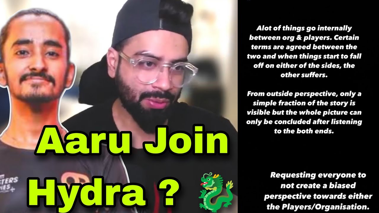 Spero Reply Aaru Joining Hydra Explain Insta Story 🐉😱