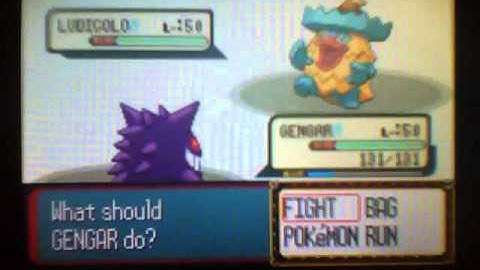 Pokemon Ruby - Shiny Ludicolo In Battle Tower