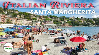Santa Margherita Ligure, Italy – 4K HDR Walking Tour 🇮🇹