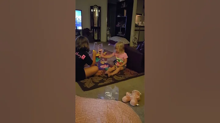 Kaylie and Breanna playing