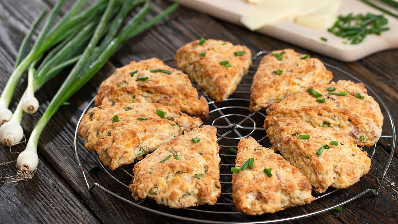 Eggless Savory Scones | Home Cooking Adventure