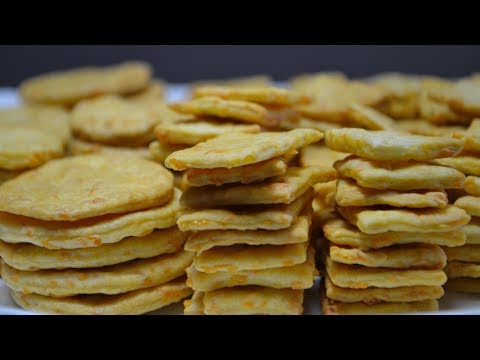 КРЕКЕРЫ с СЫРОМ Проще Простого  ПОХРУСТИМ? Cheese crackers