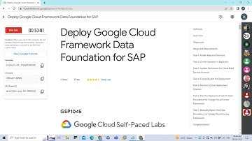 Deploy Google Cloud Framework Data Foundation for SAP #arcade #gcp #googlecloudplatform #qwiklabs
