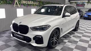 2018/68 BMW X5 30d M-sport Pro with a Massive list of factory options, in Mineral Pearl White