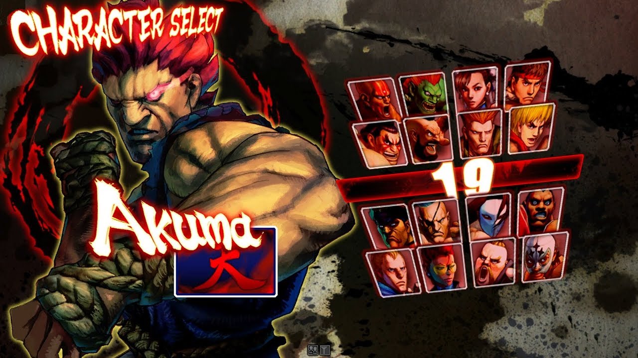 Street Fighter 4 [Arcade] - play as Akuma 