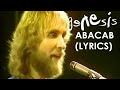 Genesis - Abacab (Official Lyrics Video)