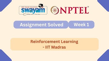 Reinforcement Learning Week 1 || NPTEL ANSWERS 2025 || My Swayam || #nptel #nptel2025 #myswayam