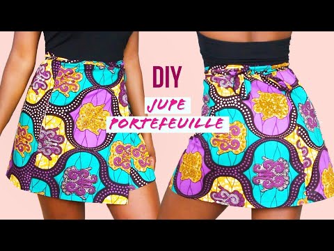 DIY : Jupe portefeuille sans patron