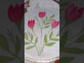 Fabric Painting #painting #handbroidery #art #flowers #fabricart #diy #fashion #short #shorts