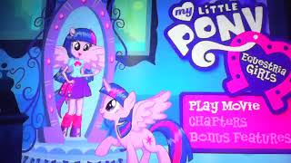 My Little Pony Equestrian Girls Dvd Menu