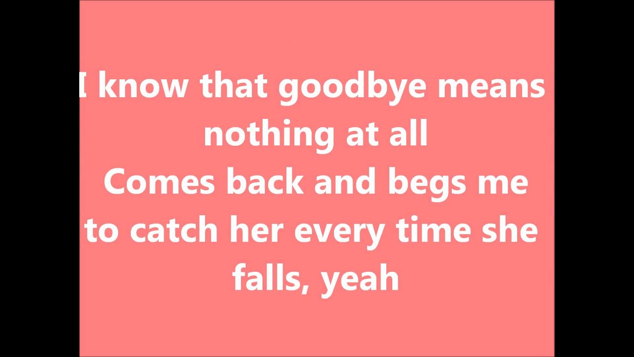 She Will Be Loved Maroon 5 Lyrics YouTube
