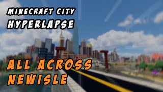Hyperlapse Across Entire World of Newisle | Minecraft Modern City Map