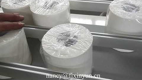 Automatic toilet tissue paper single roll pillow packing machine