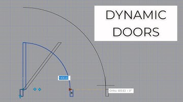Dynamic Blocks (Part 01 of 02) - Scalable Door - AutoCAD for Beginners