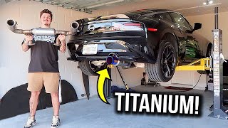 NISSAN Z NEW Titanium Exhaust Install! *SOUNDS PERFECT!*