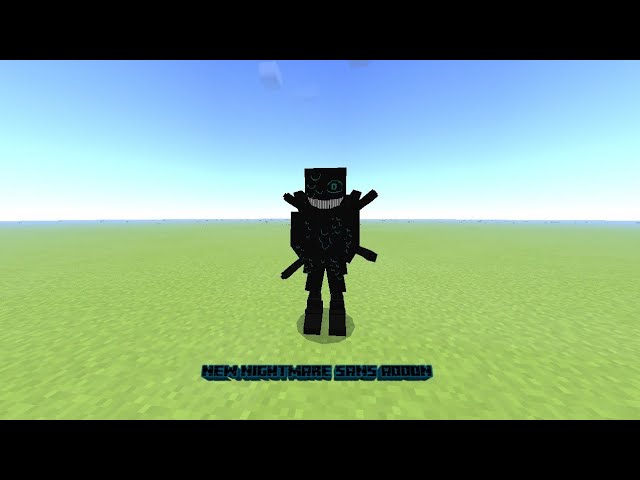 Nightmare Sans Minecraft Skin