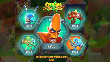 Crash Bandicoot: On the Run! Inferno Mutagen Nitrus Brio