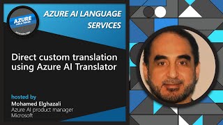 Direct custom translation using Azure AI Translator