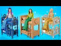 普通の人 vs 大富豪マーメイド🏠🧜‍♀️ 最強DIYルーム変身アイデア