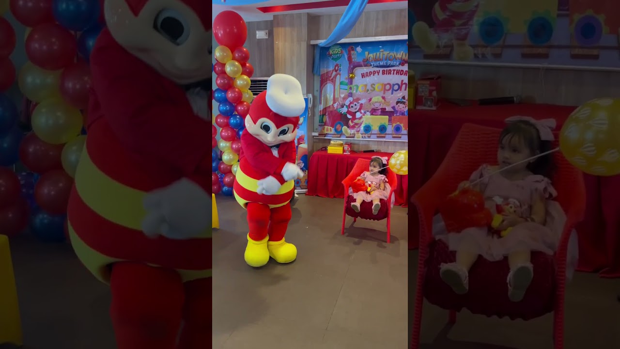 Jollibee Kids Party 3rd Birthday Party of Ate Sapphire. ❤️