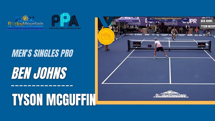 Ben Johns Vs Tyson McGuffin - PPA Rocky Mountain C...