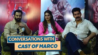Conversations With Cast Of Marco Unni Mukundan Yukti Thareja Kabir Duhan Singh