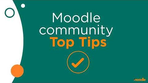 Disable the modules | Moodle Community Top Tips