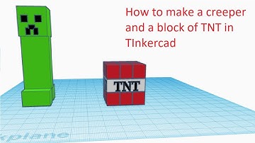 How to make a Creeper and TNT from Minecraft in Tinkercad | Tinkercad Tutorial | CoolBoyFromAarav
