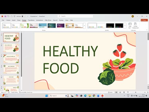 How to Make a PowerPoint Presentation on Healthy Food Healthy Food PPT Presentation ppt