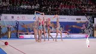 Russian National Group 2 - 3 ribbons 2 balls AA Russian Championships 2023